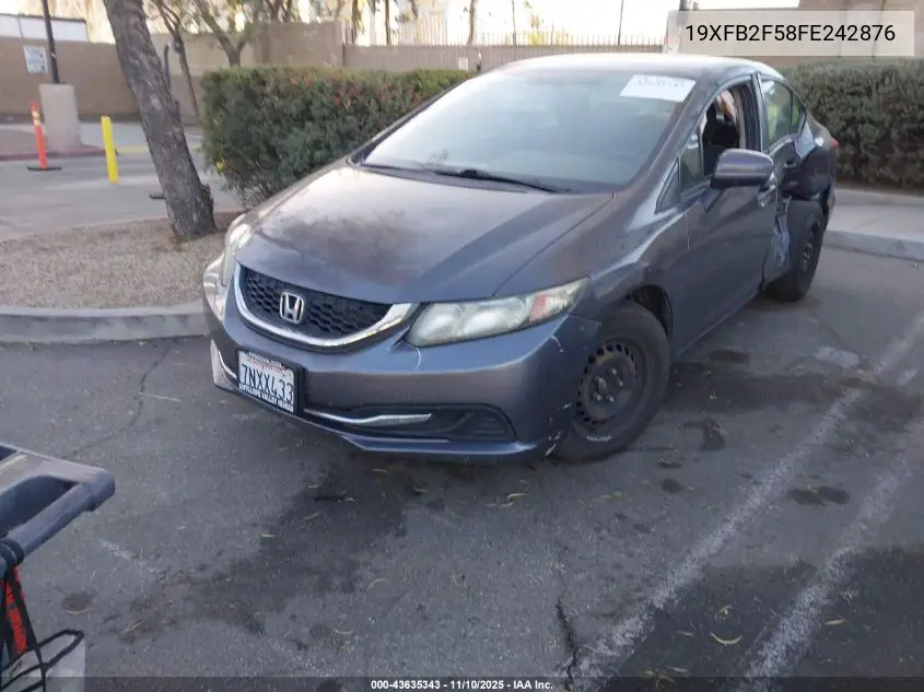 19XFB2F58FE242876 2015 Honda Civic Lx