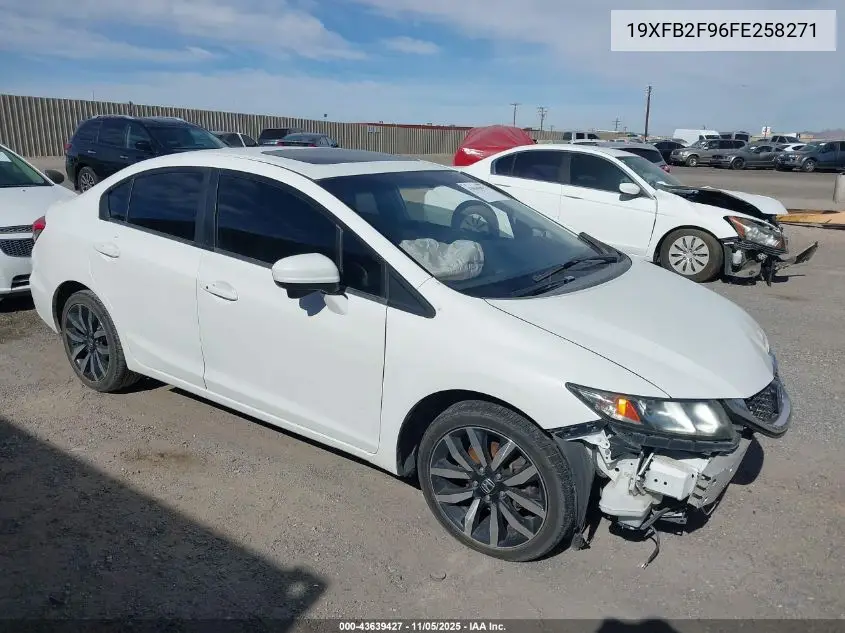 19XFB2F96FE258271 2015 Honda Civic Ex-L