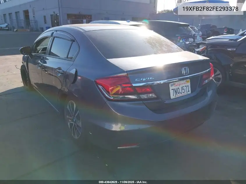 19XFB2F82FE293378 2015 Honda Civic Ex
