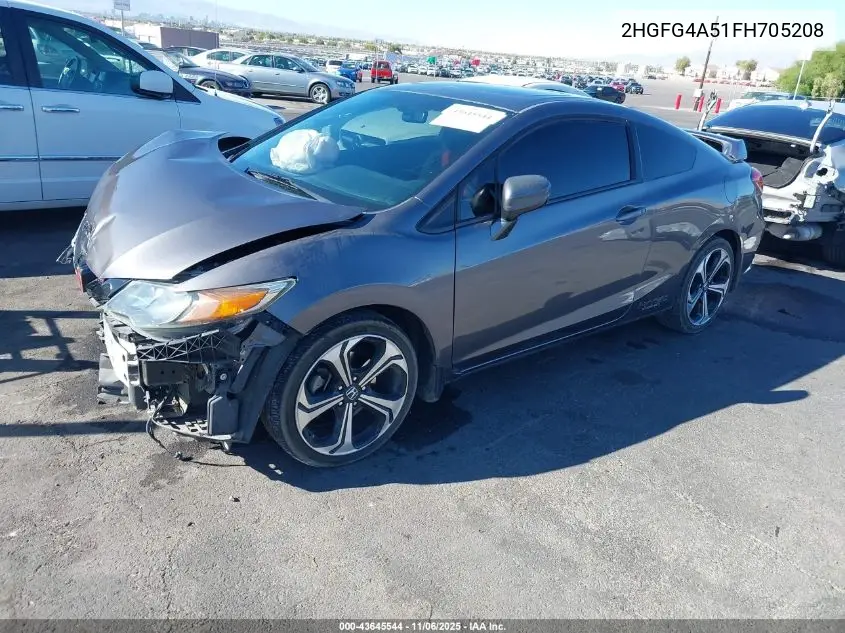 2HGFG4A51FH705208 2015 Honda Civic Si
