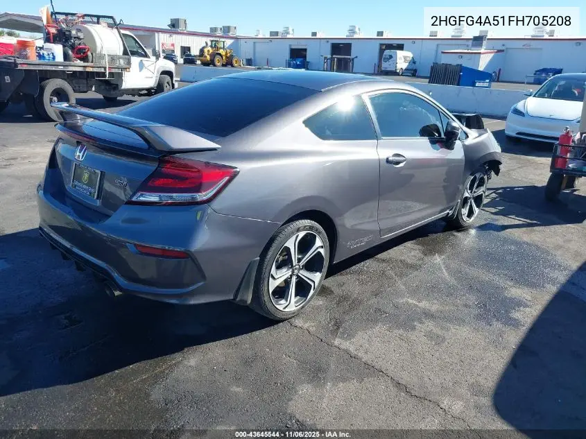 2HGFG4A51FH705208 2015 Honda Civic Si