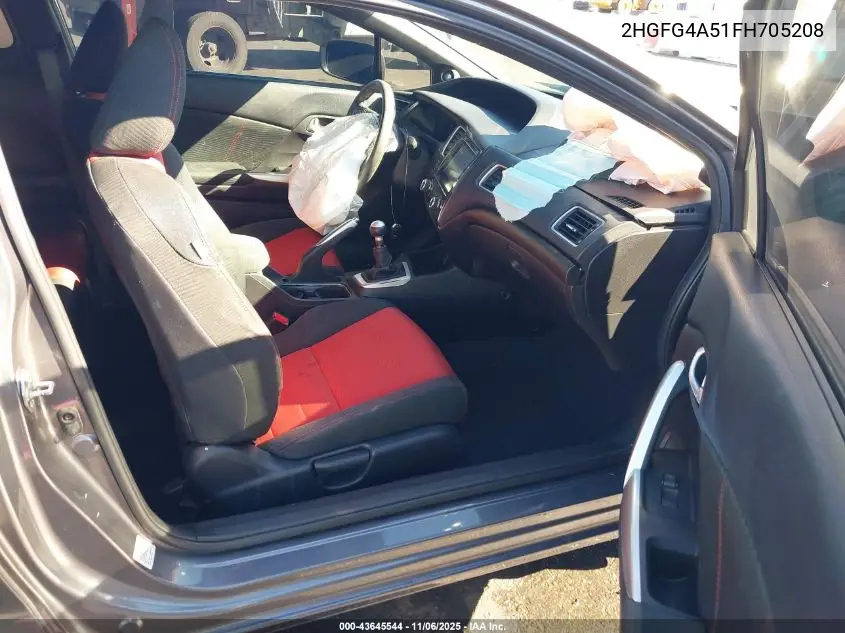 2HGFG4A51FH705208 2015 Honda Civic Si
