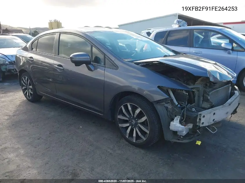 19XFB2F91FE264253 2015 Honda Civic Ex-L