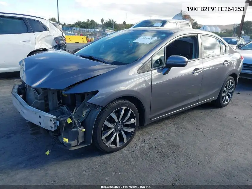 19XFB2F91FE264253 2015 Honda Civic Ex-L