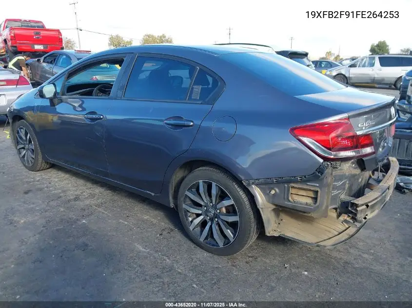 19XFB2F91FE264253 2015 Honda Civic Ex-L