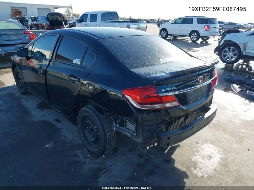 19XFB2F59FE087495 2015 Honda Civic Lx