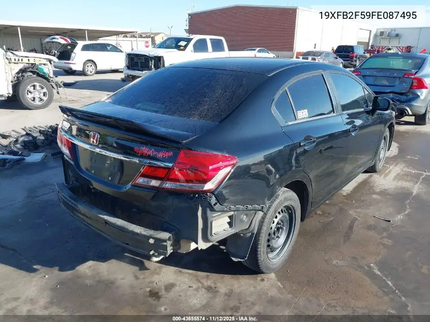 19XFB2F59FE087495 2015 Honda Civic Lx