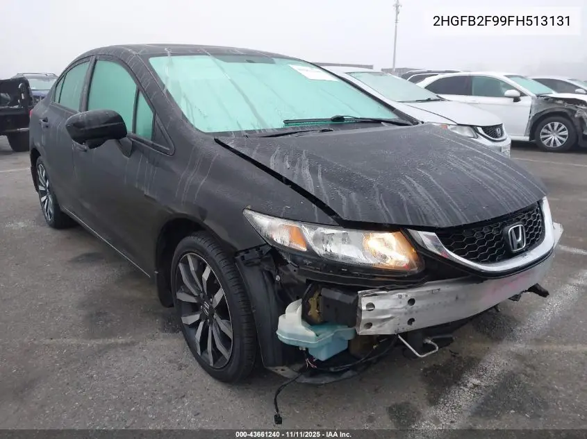 2HGFB2F99FH513131 2015 Honda Civic Ex-L