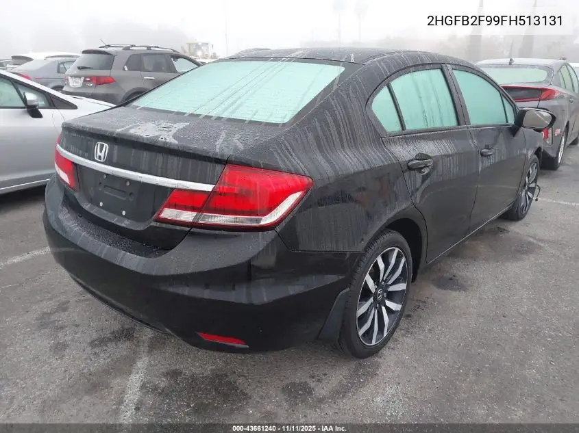 2HGFB2F99FH513131 2015 Honda Civic Ex-L