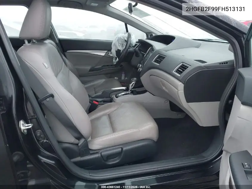 2HGFB2F99FH513131 2015 Honda Civic Ex-L