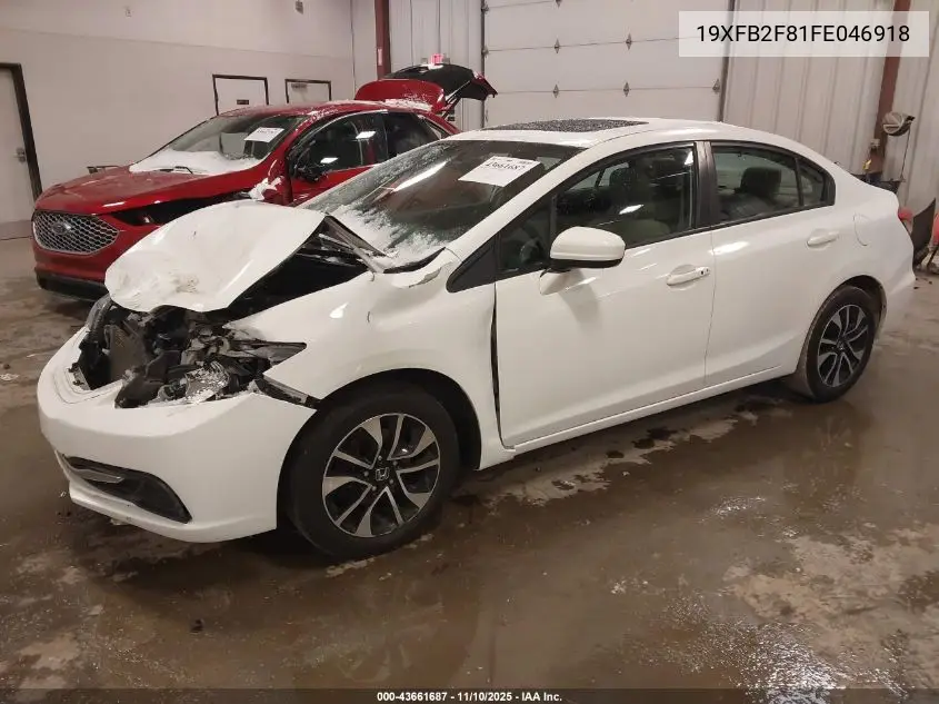 19XFB2F81FE046918 2015 Honda Civic Ex