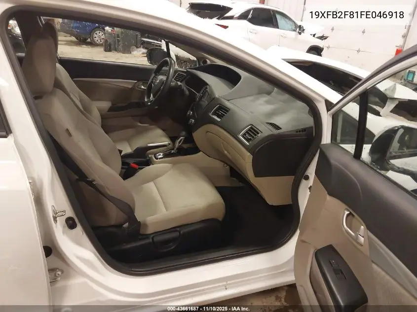 19XFB2F81FE046918 2015 Honda Civic Ex