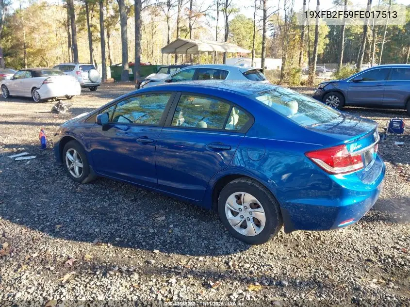 19XFB2F59FE017513 2015 Honda Civic Lx