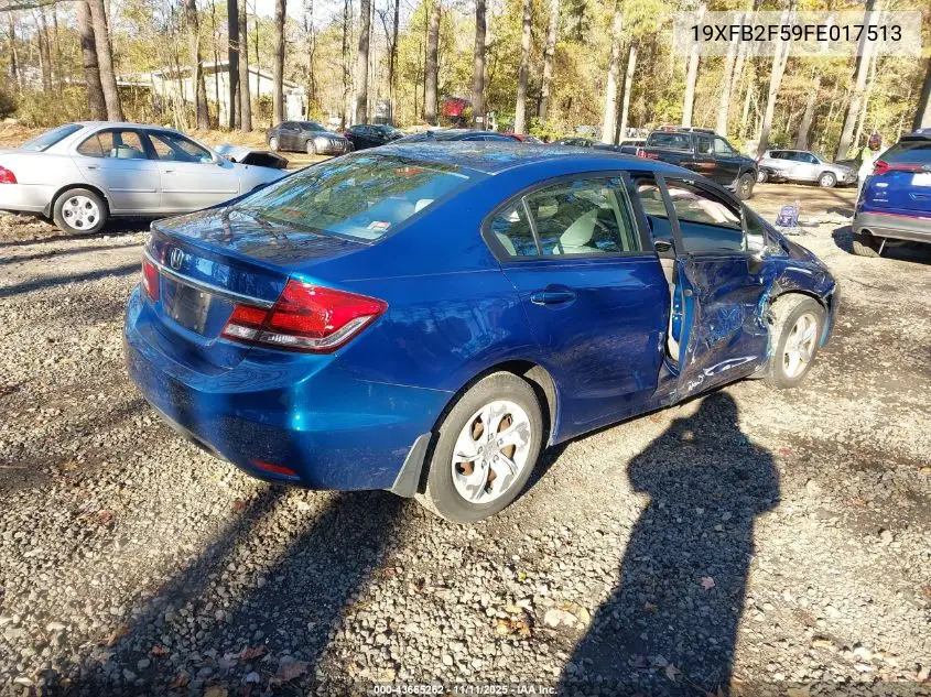 19XFB2F59FE017513 2015 Honda Civic Lx