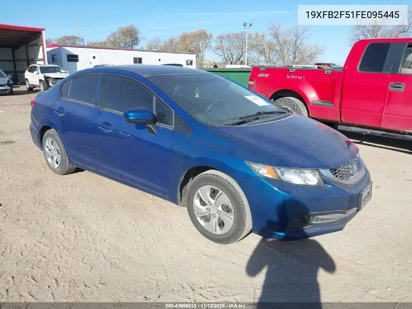 19XFB2F51FE095445 2015 Honda Civic Lx