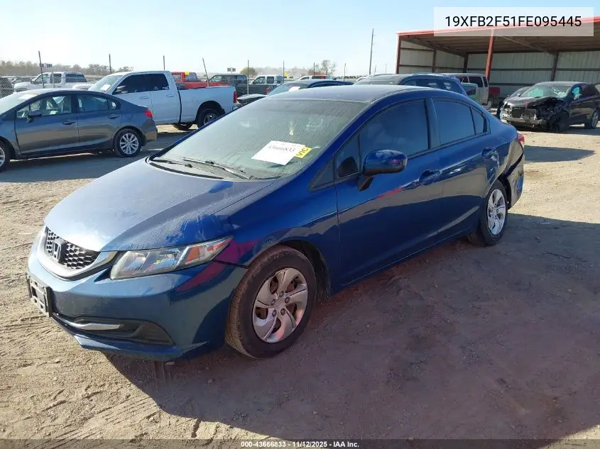19XFB2F51FE095445 2015 Honda Civic Lx