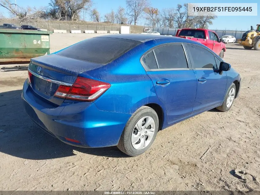 19XFB2F51FE095445 2015 Honda Civic Lx