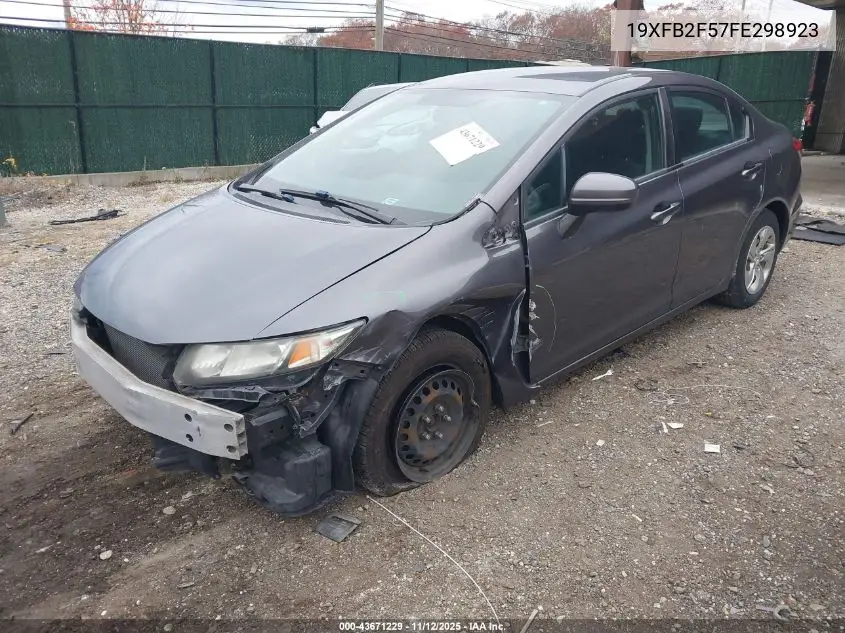 19XFB2F57FE298923 2015 Honda Civic Lx