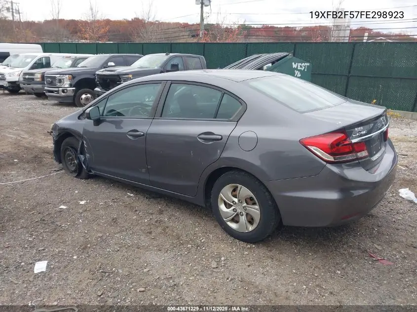 19XFB2F57FE298923 2015 Honda Civic Lx