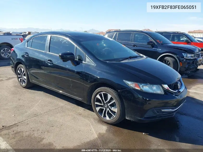 19XFB2F83FE065051 2015 Honda Civic Ex