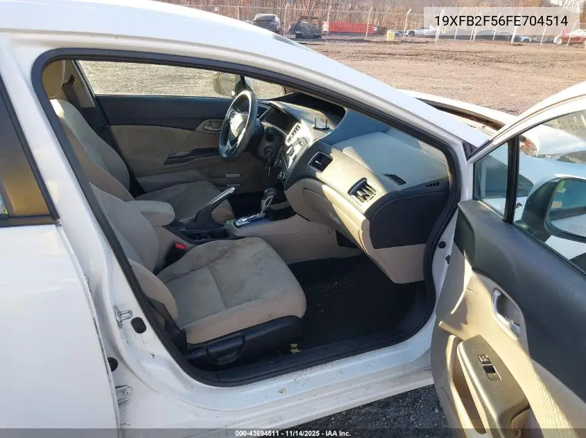 19XFB2F56FE704514 2015 Honda Civic Lx