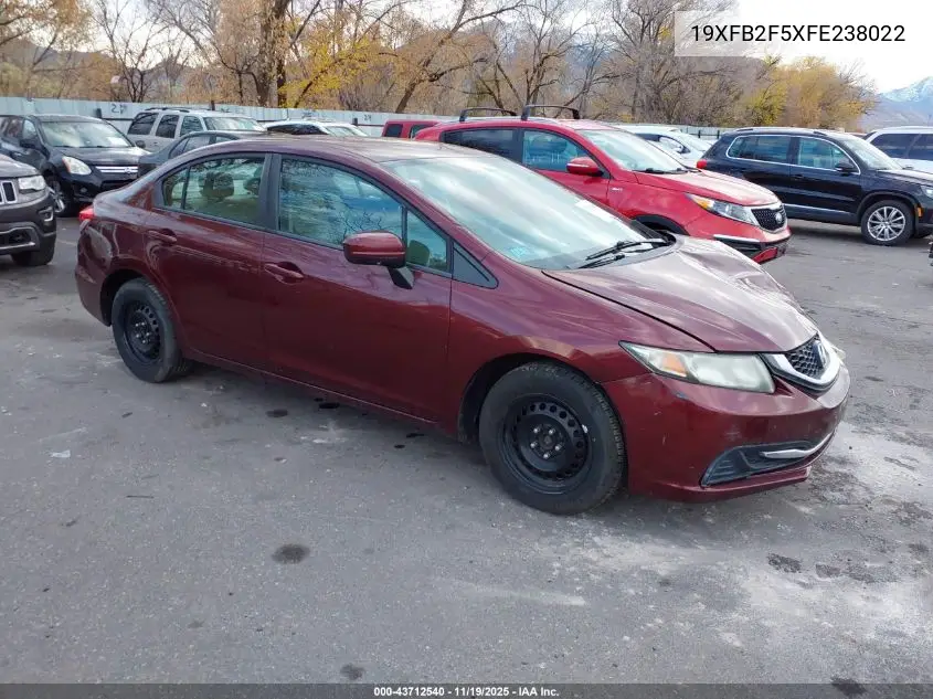 19XFB2F5XFE238022 2015 Honda Civic Lx