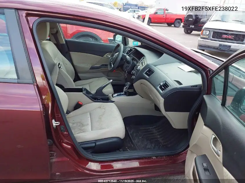 19XFB2F5XFE238022 2015 Honda Civic Lx