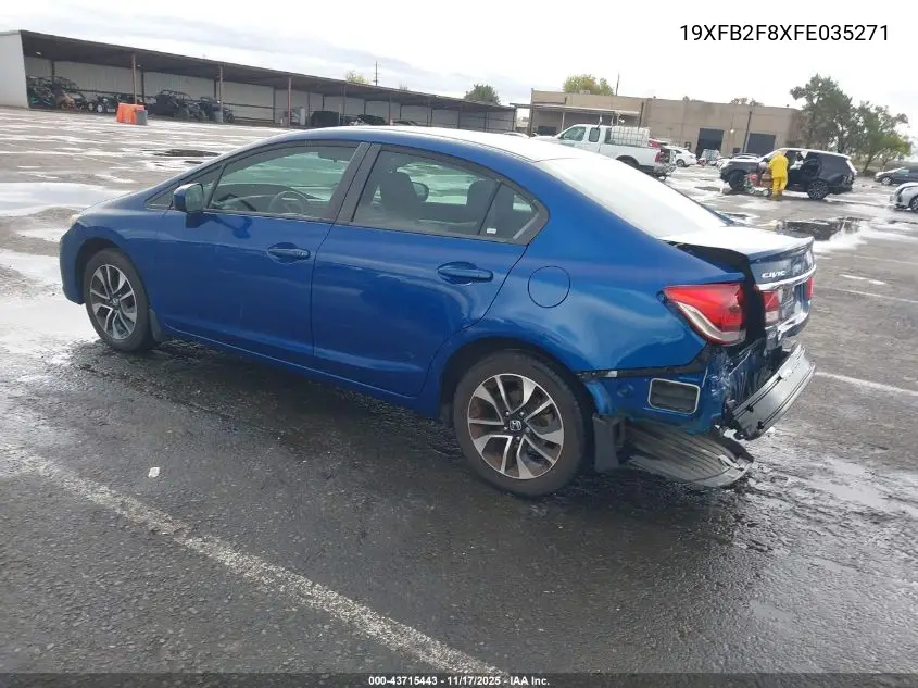 19XFB2F8XFE035271 2015 Honda Civic Ex