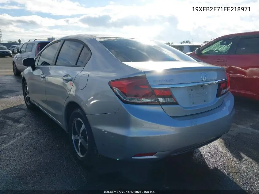 19XFB2F71FE218971 2015 Honda Civic Se