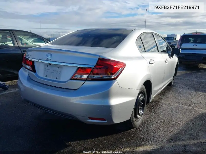 19XFB2F71FE218971 2015 Honda Civic Se