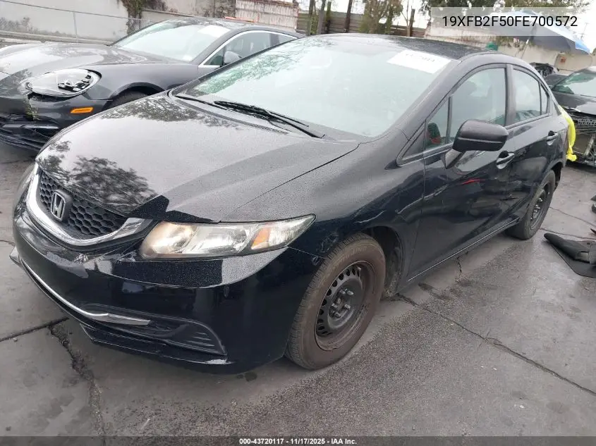 19XFB2F50FE700572 2015 Honda Civic Lx