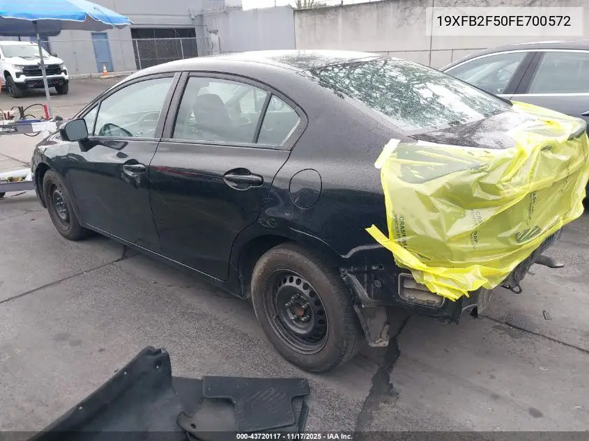 19XFB2F50FE700572 2015 Honda Civic Lx