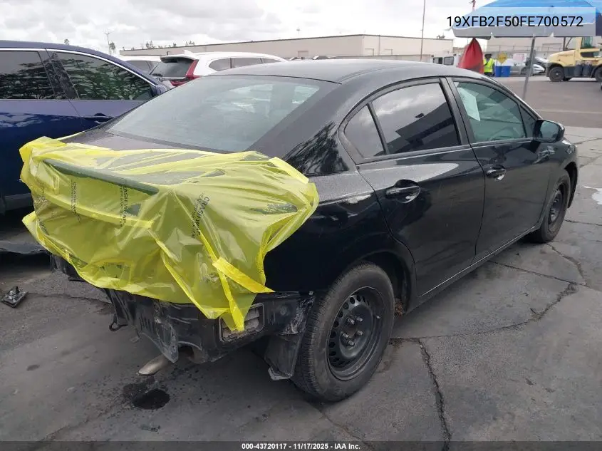 19XFB2F50FE700572 2015 Honda Civic Lx