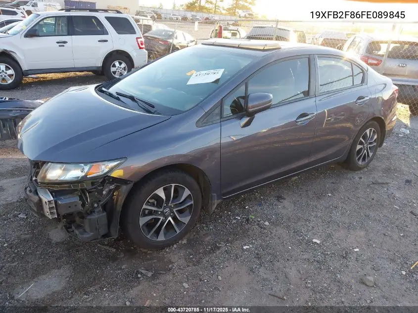 19XFB2F86FE089845 2015 Honda Civic Ex