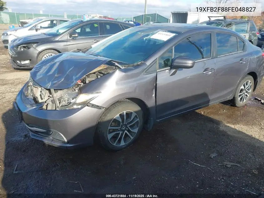 19XFB2F88FE048827 2015 Honda Civic Ex