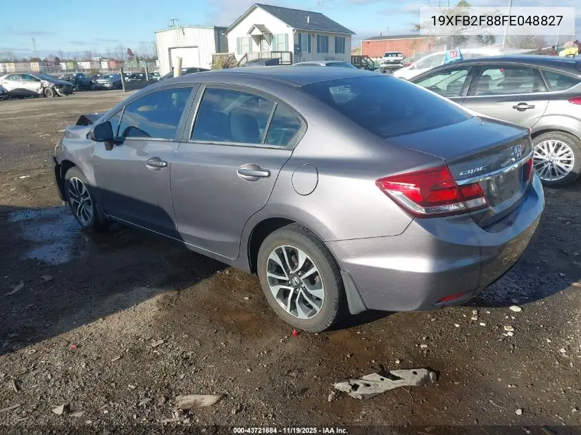 19XFB2F88FE048827 2015 Honda Civic Ex