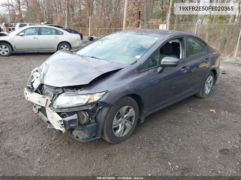 19XFB2E50FE020365 2015 Honda Civic Lx