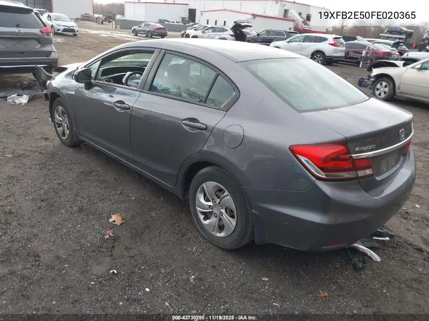 19XFB2E50FE020365 2015 Honda Civic Lx