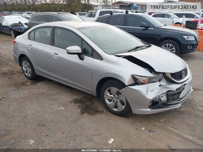 19XFB2F53FE243143 2015 Honda Civic Lx