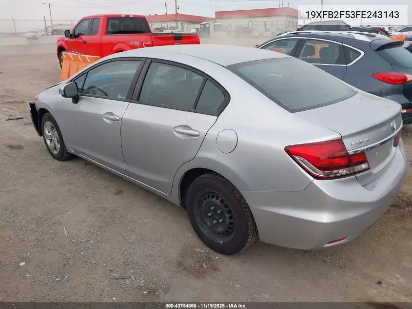 19XFB2F53FE243143 2015 Honda Civic Lx