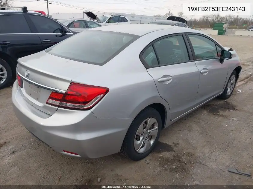 19XFB2F53FE243143 2015 Honda Civic Lx