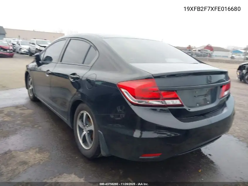 19XFB2F7XFE016680 2015 Honda Civic Se