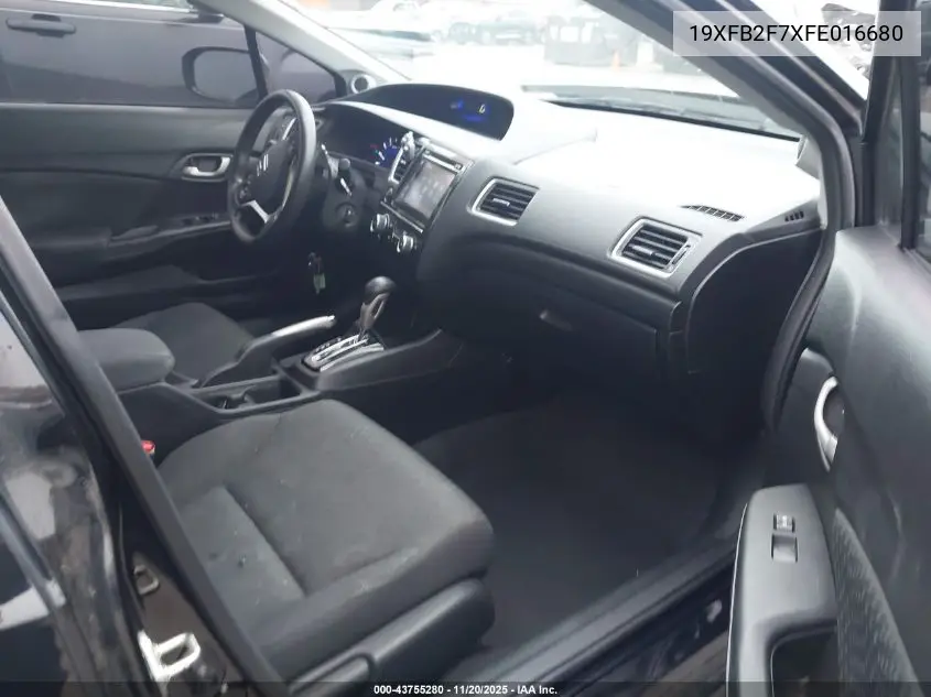 19XFB2F7XFE016680 2015 Honda Civic Se