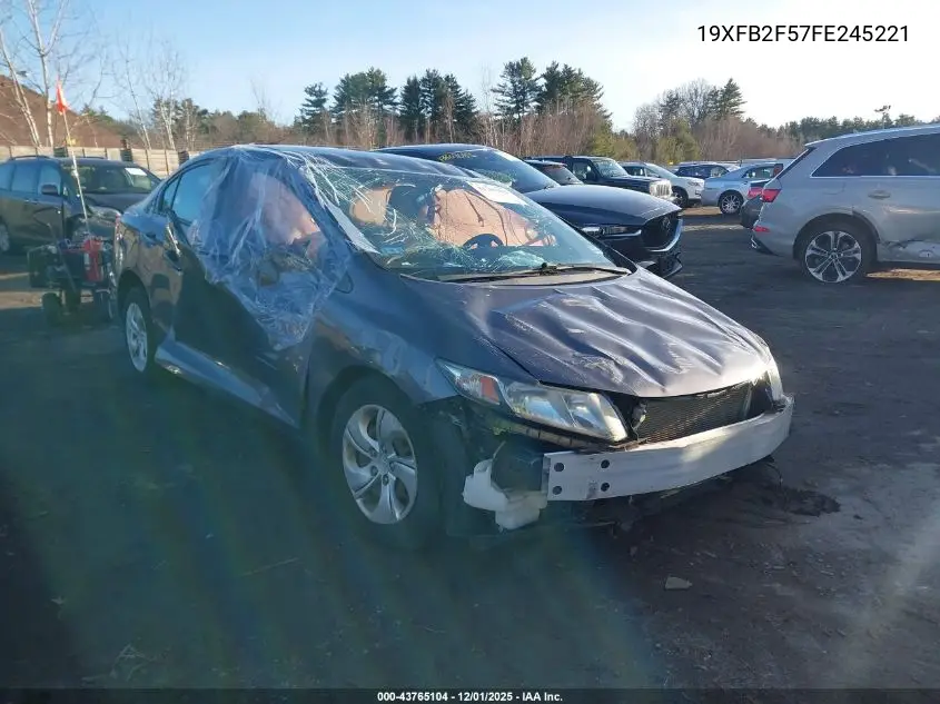 19XFB2F57FE245221 2015 Honda Civic Lx