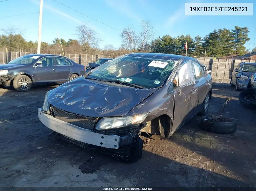 19XFB2F57FE245221 2015 Honda Civic Lx