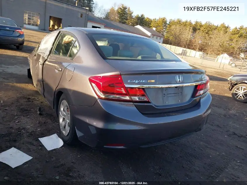 19XFB2F57FE245221 2015 Honda Civic Lx