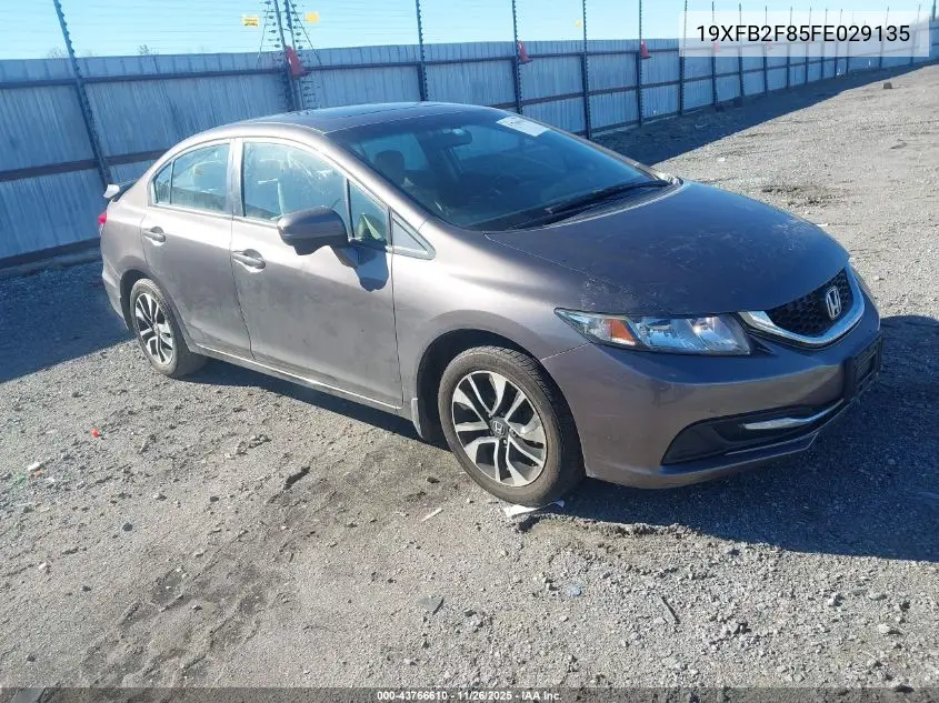 19XFB2F85FE029135 2015 Honda Civic Ex