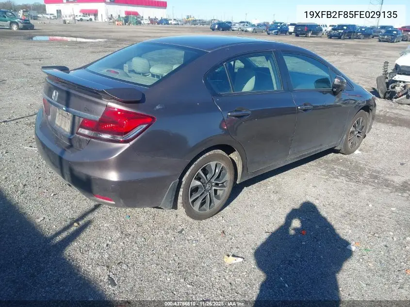 19XFB2F85FE029135 2015 Honda Civic Ex