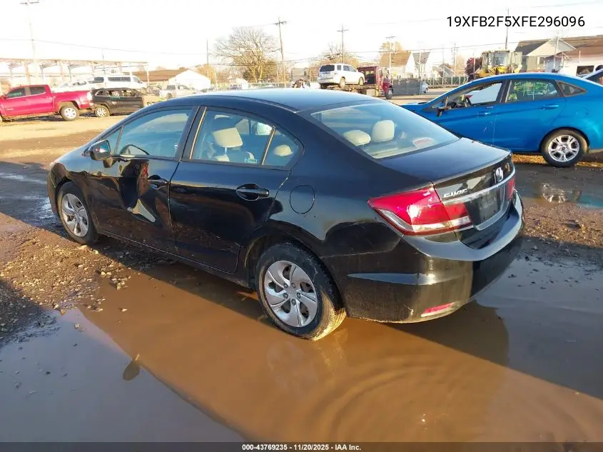 19XFB2F5XFE296096 2015 Honda Civic Lx