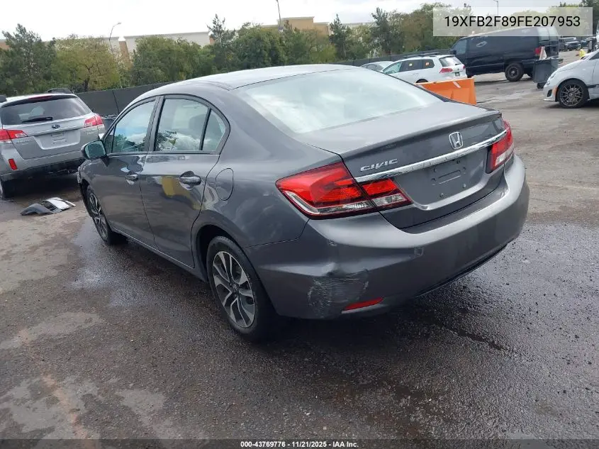 19XFB2F89FE207953 2015 Honda Civic Ex